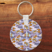 Porte-clés Poisson Zodiac signe céleste design (Verso)