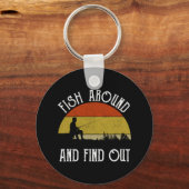 Porte-clés Poissons Autour Et Découvrez (Verso)