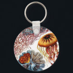 Porte-clés Poissons de gelée par Ernst Haeckel<br><div class="desc">Ce produit présente l'illustration couleur de Jelly Fish de Ernst Haeckel's ''Kunstformen der Natur'' (1904). Ernst Haeckel était biologiste, naturaliste, philosophe, médecin, professeur et artiste allemand. Il a découvert, décrit et nommé des milliers de nouvelles espèces. Son art a duré de nombreuses années et comprend certaines des plus belles oeuvres...</div>