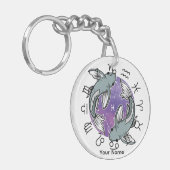 Porte-clés Poissons et cancer Porte - clé acrylique (Devant gauche)