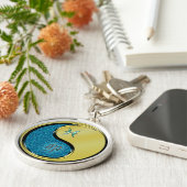 Porte-clés Poissons et lapin métallique (Côté)