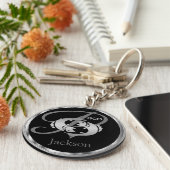 Porte-clés Poissons ♓ le poisson - SIGNE Zodiaque (Côté)