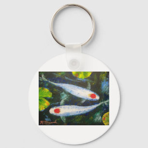Porte-clés Poissons Tancho Kohaku de Koi