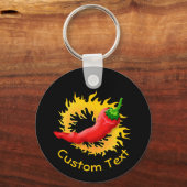 Porte-clés Poivre avec Porte - clé flamme (Recto)