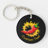 Porte-clés Poivre avec Porte - clé flamme (Devant)