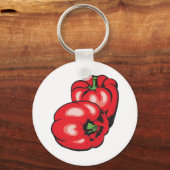 Porte-clés poivrons rouges (Recto)