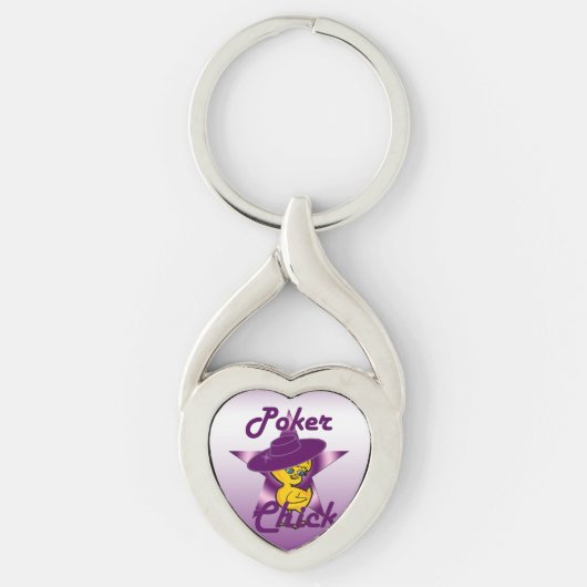 Porte-clés Poker Chick #9 (Devant)