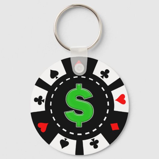 PORTE-CLÉS POKER DE SIGNE DOLLAR (Recto)