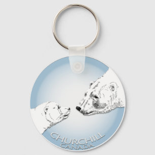 Porte-clés Polar Bear Chuchill Key Chain Souvenir Keychain