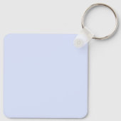 Porte-clés Police de coeur bleu doux QR Code Porte - clé (Dos)