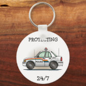 Porte-clés Police SUV Cruiser Voiture Cop Porte - clé voiture (Front)