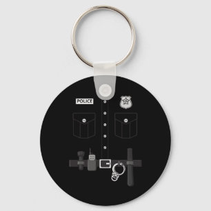 Porte-clés Police Uniforme Halloween Enfants garçons 1