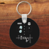 Porte-clés Police Uniforme Halloween Garçons (Recto)