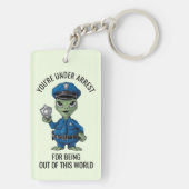 Porte-clés Policeman Alien (Dos)