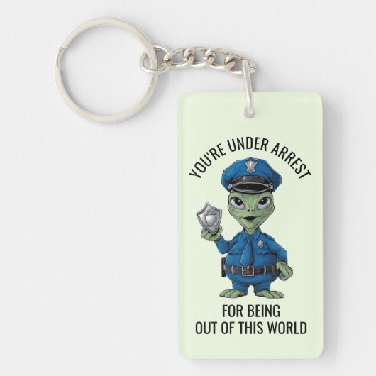 Porte-clés Policeman Alien (Devant)