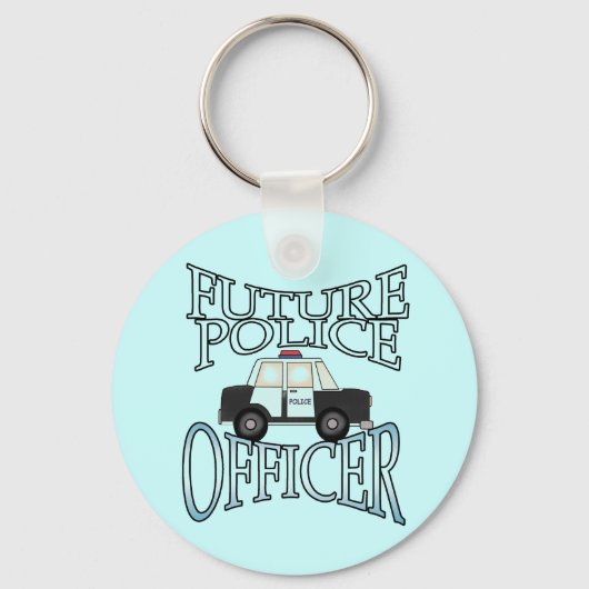 Porte-clés Policier Cruiser futur officier de police (Recto)