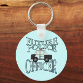 Porte-clés Policier Cruiser futur officier de police (Recto)