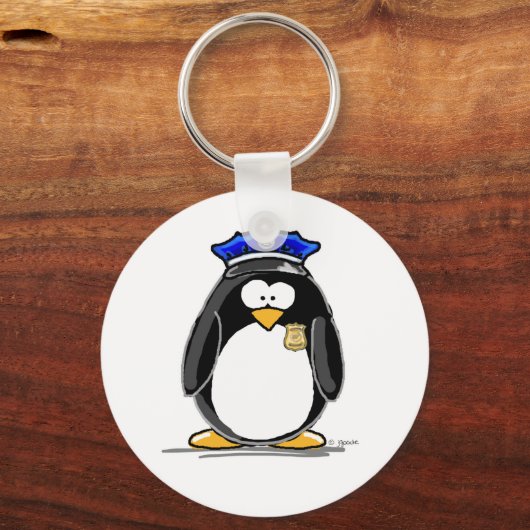 Porte-clés Policier Penguin (Recto)