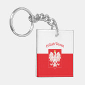 Porte-clés Polish Texan Eagle Shield (Devant gauche)