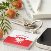 Porte-clés Polish Texan Eagle Shield (Devant Droit)