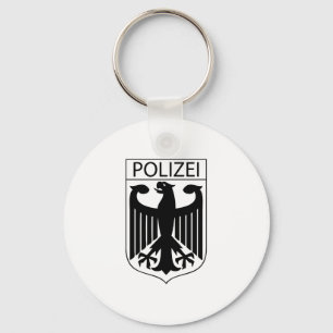 Porte-clés POLIZEI - Cadeaux allemands de symbole de police