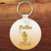 Porte-clés Polka Chick (Recto)