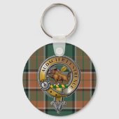 Porte-clés Pollock Tartan & Badge (Recto)