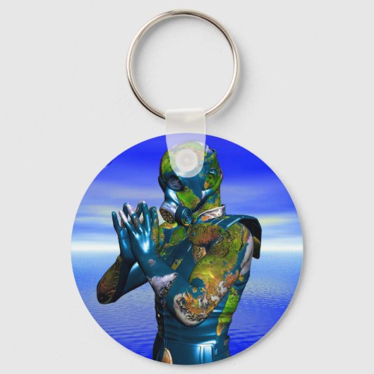 Porte-clés Pollution mondiale (Recto)