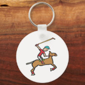 Porte-clés Polo Playing Horse and Rider (Verso)
