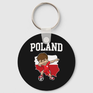 Porte-clés Pologne Football Dabbing Footbyll Polska Enfants P