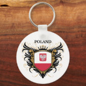Porte-clés Pologne [personnaliser] (Recto)