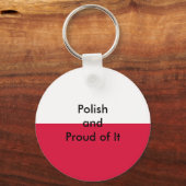 Porte-clés Polonais et fier de lui Le MUSÉE Zazzle (Recto)