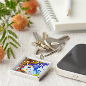 Porte-clés Polychromoptique #1B par Michael Moffa (Côté)