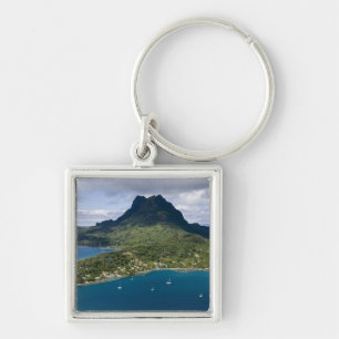 Porte-clés Polynésie française, Bora Bora. Vue aérienne de