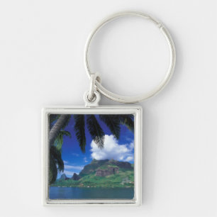Porte-clés Polynésie française, Moorea. Baie de Cook. Vert