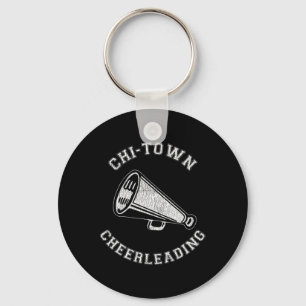 Porte-clés Pom-Pom de Chi-town en détresse Rétro années 90 