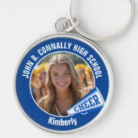 Pom-pom girl Bleue Photo High School Spirit