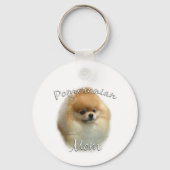 Porte-clés Pomeranian Maman 2 (Verso)