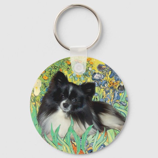 Porte-clés Pomeranian (NB) - Iris (Recto)