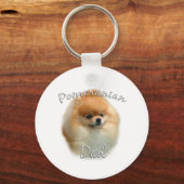 Porte-clés Pomeranian Papa 2 (Recto)