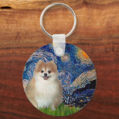 Porte-clés Poméranie 1 - Nuit étoilée (Recto)