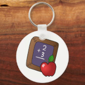 Porte-clés Pomme de l'enseignant (Recto)