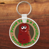 Porte-clés Pomme de terre de canapé certifiée (Recto)