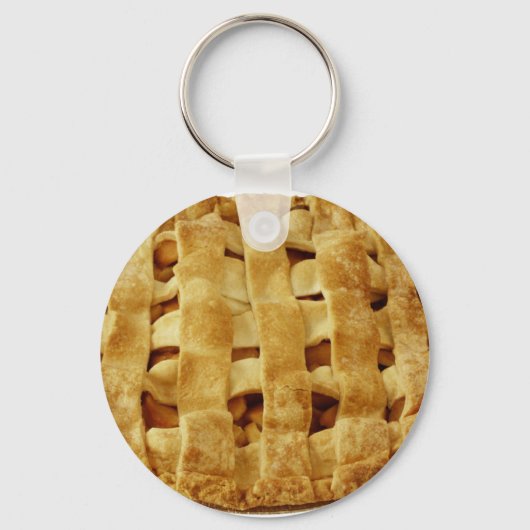 Porte-clés Pomme Fabriquée Américaine Pie Zig Zag Crust (Recto)