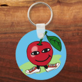 Porte-clés pomme heureuse (Recto)