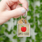 Porte-clés Pomme rouge Cider (main)