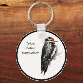 Porte-clés Pommeau à ventre jaune (Recto)