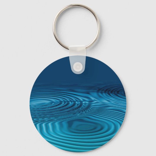 Porte-clés Pommes bleu Aqua (Recto)