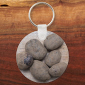 Porte-clés Pommes de terre sur bois rustique Concept (Recto)