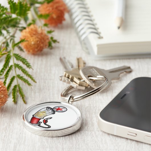 Porte-clés Pompe à gaz (Côté)